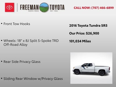 2016 Toyota Tundra Double Cab 5.7L V8 6-Spd AT SR5