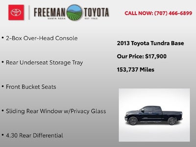 2013 Toyota Tundra Double Cab 5.7L V8 6-Spd AT