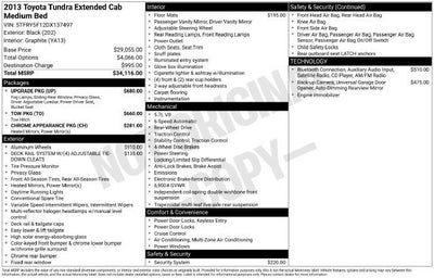 2013 Toyota Tundra Double Cab 5.7L V8 6-Spd AT