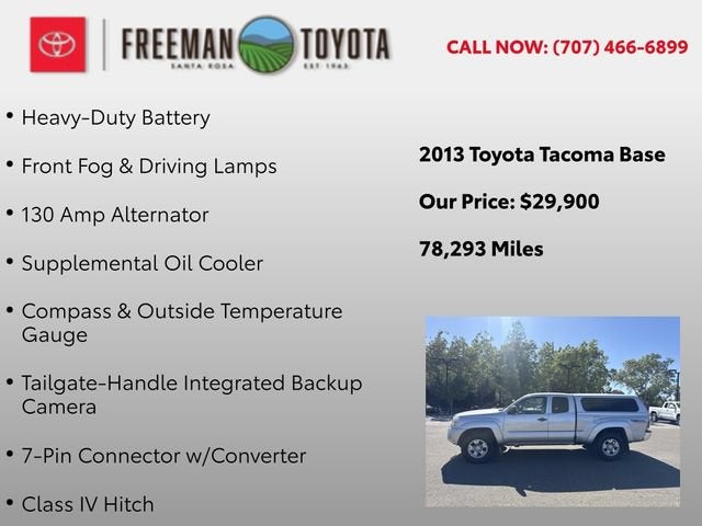 2013 Toyota Tacoma 4WD Access Cab V6 AT