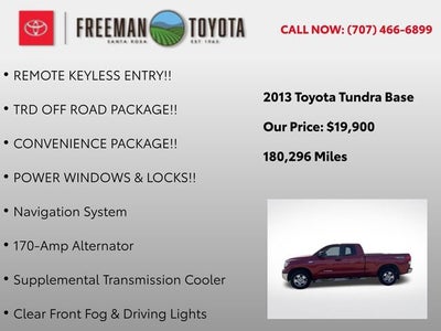 2013 Toyota Tundra Double Cab 5.7L V8 6-Spd AT