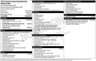 2013 Toyota Tundra Double Cab 5.7L V8 6-Spd AT