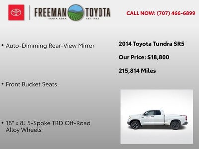 2014 Toyota Tundra Double Cab 5.7L V8 6-Spd AT SR5