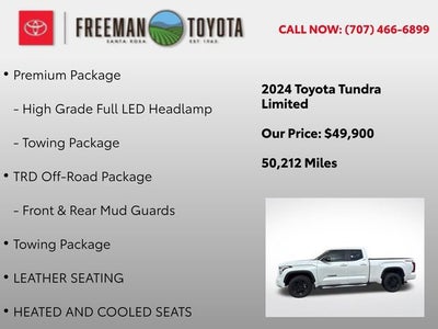 2024 Toyota Tundra Limited Double Cab 6.5' Bed