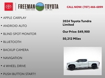 2024 Toyota Tundra Limited Double Cab 6.5' Bed