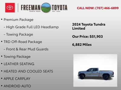 2024 Toyota Tundra Limited Double Cab 6.5' Bed
