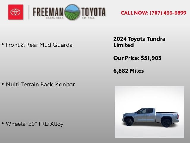 2024 Toyota Tundra Limited Double Cab 6.5' Bed