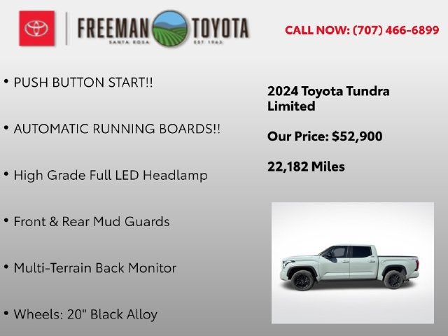 2024 Toyota Tundra Limited CrewMax 5.5' Bed