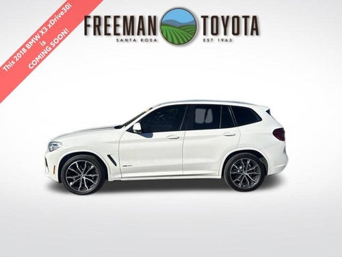 2018 BMW X3 xDrive30i Sports Activity Vehicle