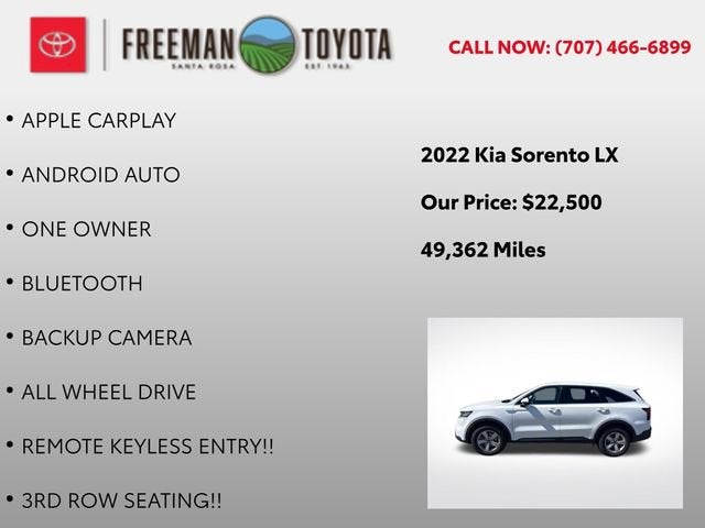 2022 Kia Sorento LX AWD