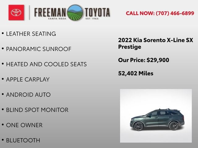 2022 Kia Sorento X-Line SX Prestige AWD