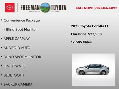2025 Toyota Corolla LE CVT