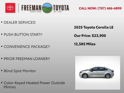 2025 Toyota Corolla LE CVT