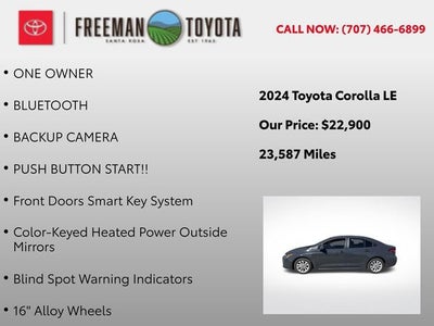 2024 Toyota Corolla LE CVT