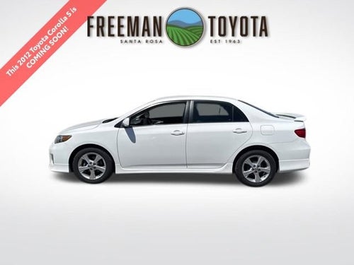 2012 Toyota Corolla 4dr Sdn Auto S