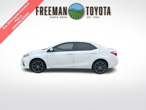 2016 Toyota Corolla 4dr Sdn CVT S Plus