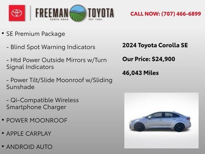 2024 Toyota Corolla SE CVT