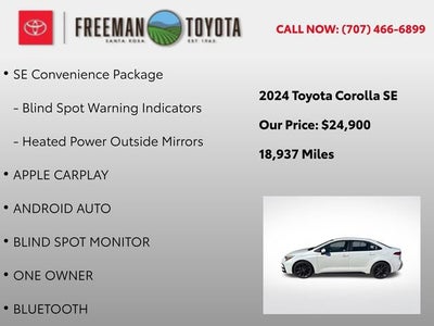 2024 Toyota Corolla SE CVT