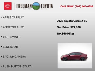 2023 Toyota Corolla SE CVT