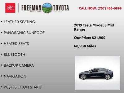 2019 Tesla Model 3 Mid Range RWD *Ltd Avail*