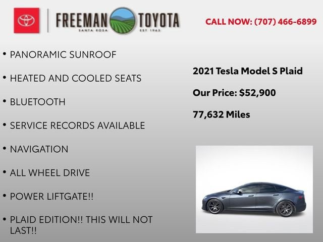 2021 Tesla Model S Plaid AWD