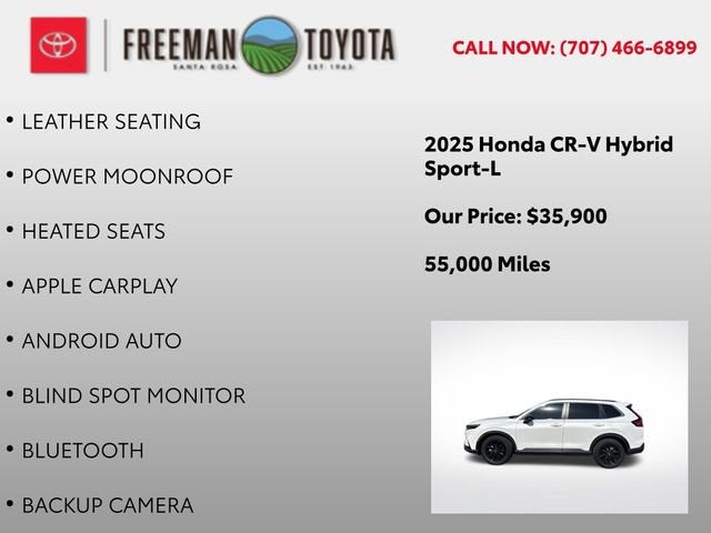 2025 Honda CR-V Hybrid Sport-L AWD