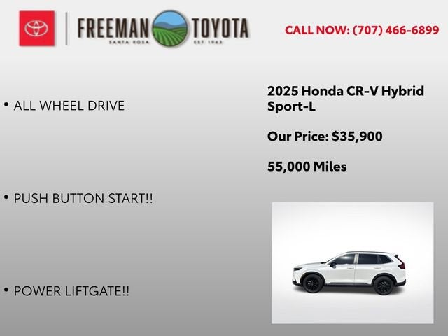 2025 Honda CR-V Hybrid Sport-L AWD