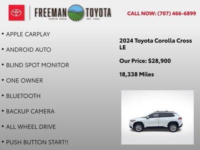 2024 Toyota Corolla Cross LE 4WD