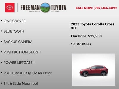 2023 Toyota Corolla Cross XLE 2WD