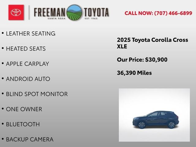 2025 Toyota Corolla Cross XLE 2WD