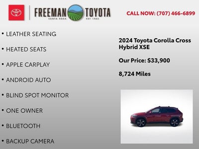 2024 Toyota Corolla Cross Hybrid XSE 4WD