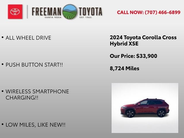 2024 Toyota Corolla Cross Hybrid XSE 4WD