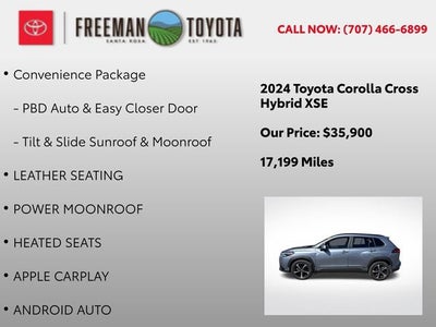 2024 Toyota Corolla Cross Hybrid XSE 4WD