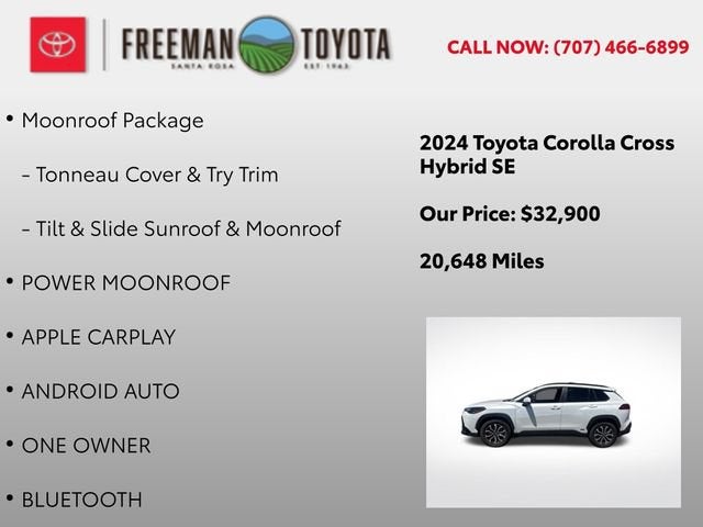 2024 Toyota Corolla Cross Hybrid SE 4WD