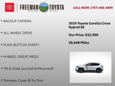 2024 Toyota Corolla Cross Hybrid SE 4WD