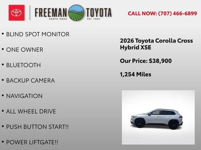 2026 Toyota Corolla Cross Hybrid S 4WD