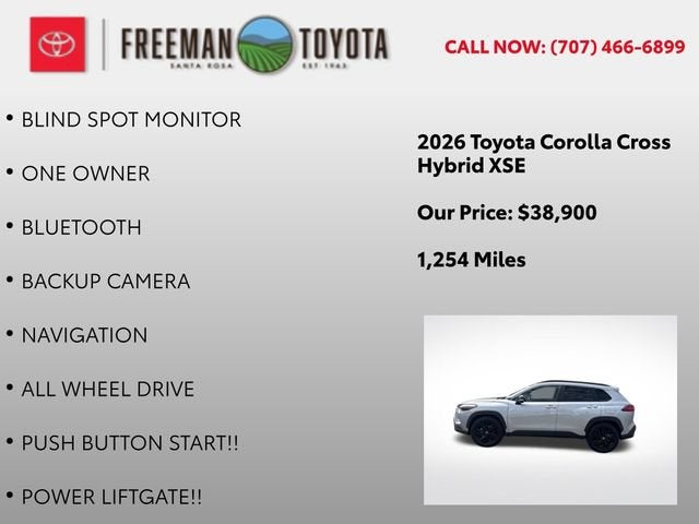 2026 Toyota Corolla Cross Hybrid S 4WD