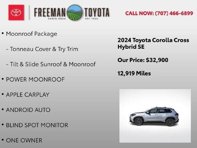 2024 Toyota Corolla Cross Hybrid SE 4WD