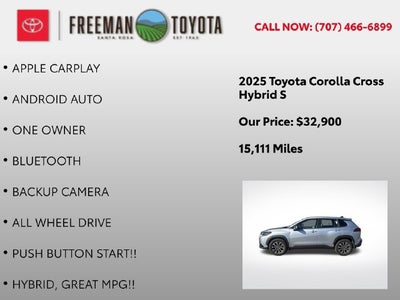 2025 Toyota Corolla Cross Hybrid S 4WD