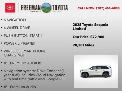 2025 Toyota Sequoia SR5 4WD