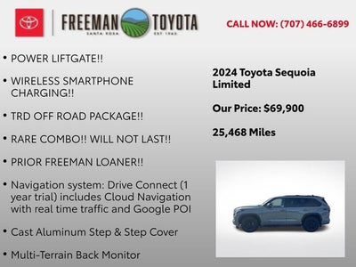 2024 Toyota Sequoia Limited 4WD