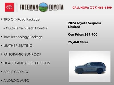 2024 Toyota Sequoia Limited 4WD