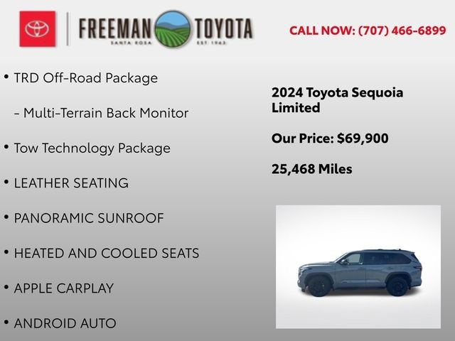 2024 Toyota Sequoia Limited 4WD