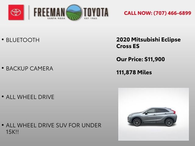 2020 Mitsubishi Eclipse Cross ES S-AWC