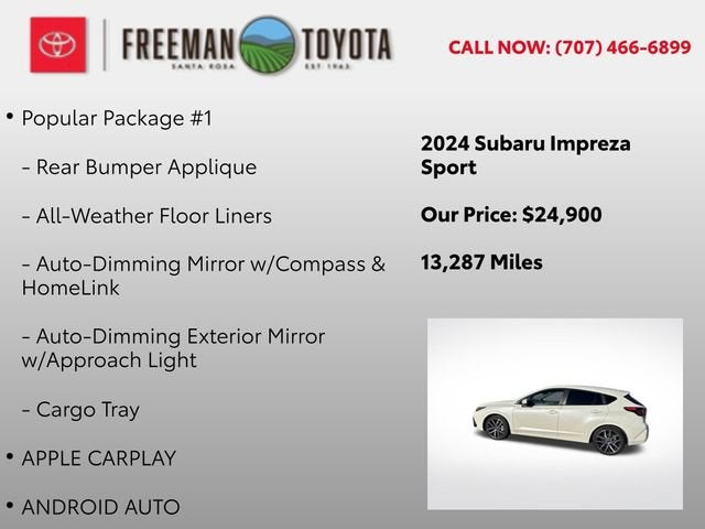 2024 Subaru Impreza Sport AWD