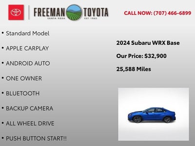 2024 Subaru WRX Manual
