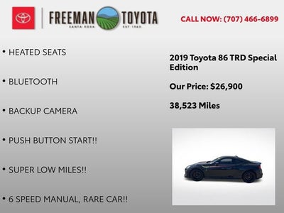 2019 Toyota 86 TRD SE Manual (Natl) *Ltd Avail*