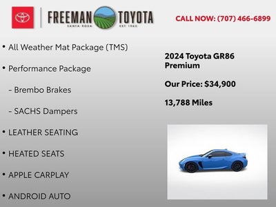 2024 Toyota GR86 Premium Manual