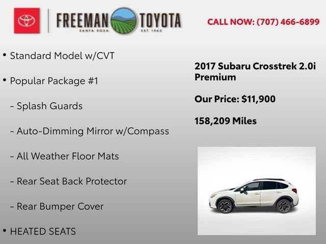 2017 Subaru Crosstrek 2.0i Premium CVT