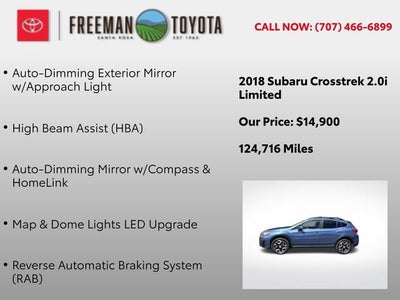 2018 Subaru Crosstrek 2.0i Limited CVT